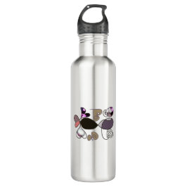 Botella De Agua Letra b color de letras y letras mezcladas dibujad