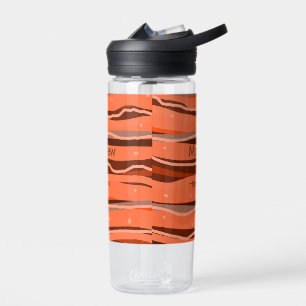 Botella De Agua letra inicial simple monograma agregar nombre arte