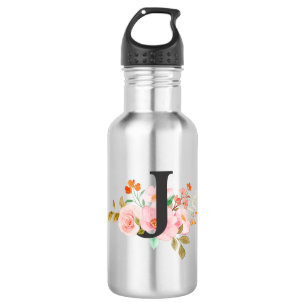 Botella De Agua Letra J