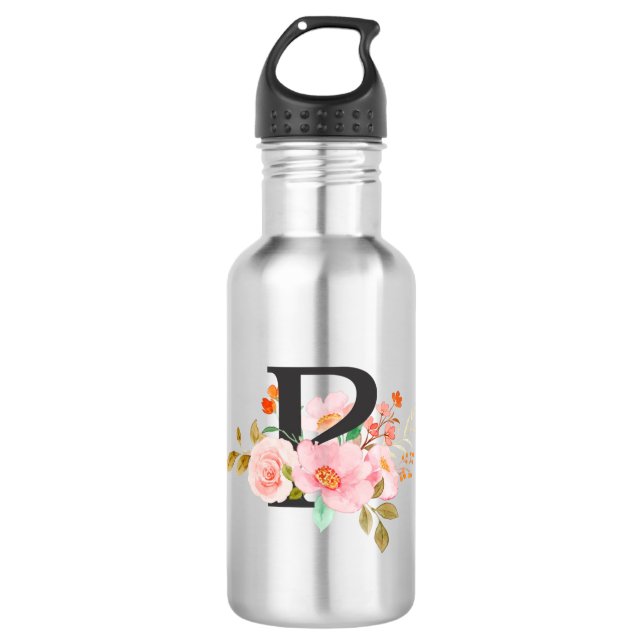 Botella De Agua Letra P (Anverso)