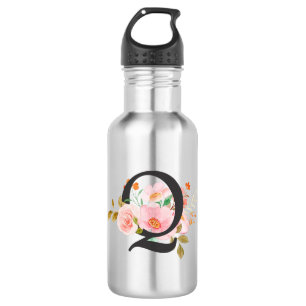 Botella De Agua Letra Q