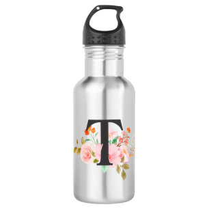 Botella De Agua Letra T