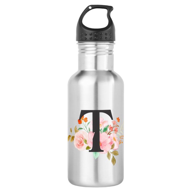 Botella De Agua Letra T (Anverso)