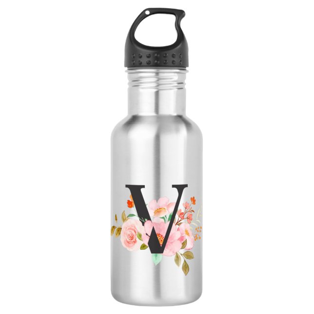 Botella De Agua Letra V (Anverso)