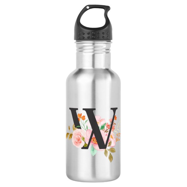 Botella De Agua Letra W (Anverso)
