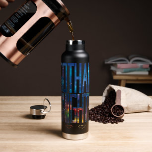 Botella De Agua Letras de Gotham Knights City