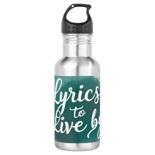 Botella De Agua Letras para vivir 2