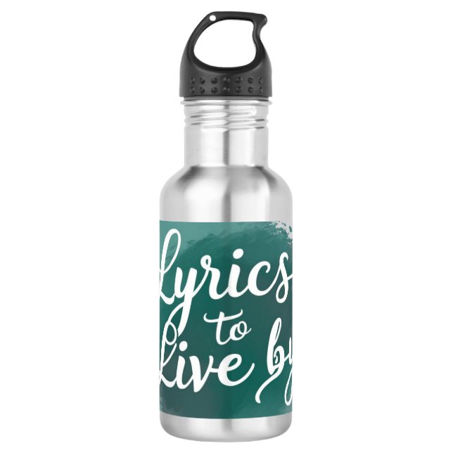 Botella De Agua Letras para vivir 2 (Anverso)
