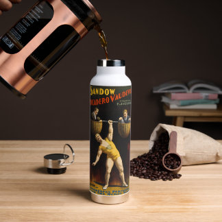 Botella De Agua Levantador de pesas Eugen Sandow Vaudeville