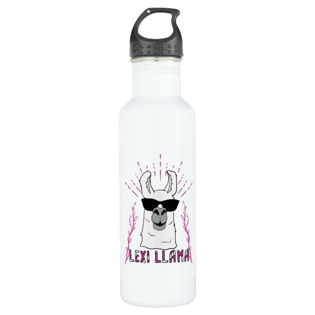Botella De Agua Lexi Llama (Anverso)