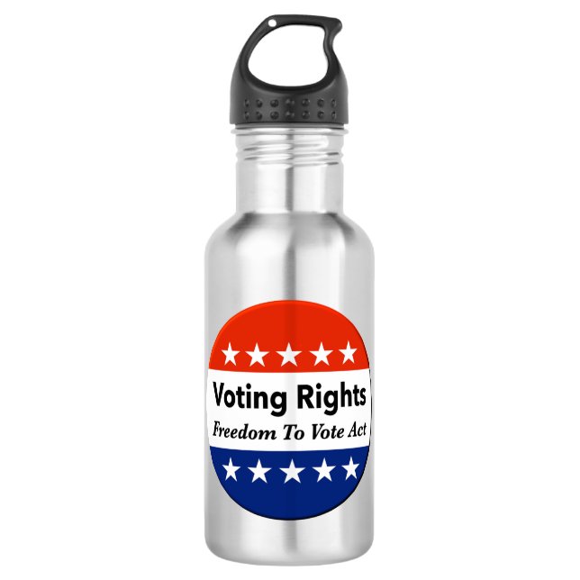 Botella De Agua Ley de derecho de voto (Anverso)