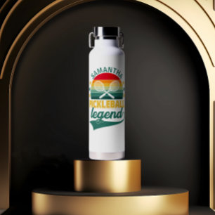 Botella De Agua Leyenda Monograma Pelota de Pollo