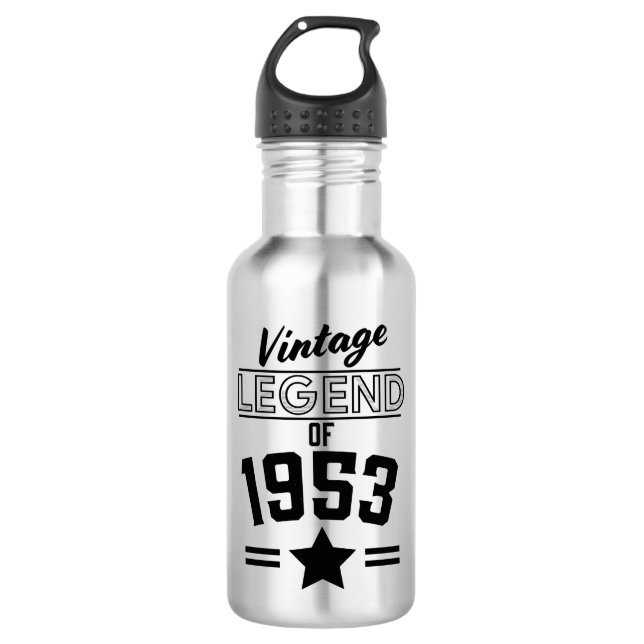 Botella De Agua Leyenda Vintage de 1953 (Anverso)