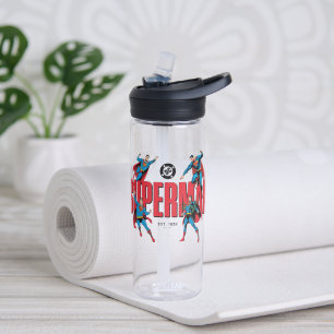 Botella De Agua Leyendas de Superman para Siempre Gráfico