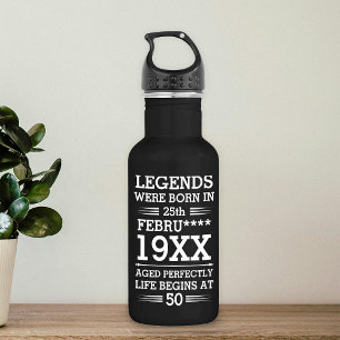 Botella De Agua Leyendas personalizados nacieron en la edad de mes