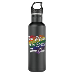 Botella De Agua LGBT LBGBTQ Madre Madre Madre Matrimonio Gay Lesbi