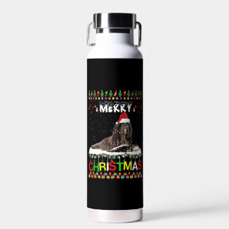 Botella De Agua Lhasa Apso Árbol de Navidad Luz Pajama Navidad Per