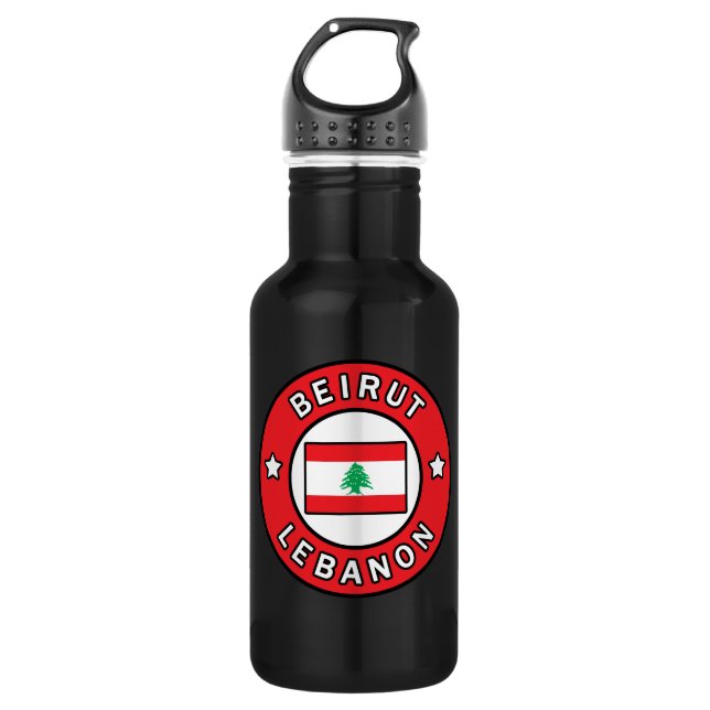 Botella De Agua Líbano en Beirut (Anverso)