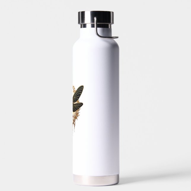 Botella De Agua Libélula Art Nouveau Elegante Steampunk (Izquierdo)