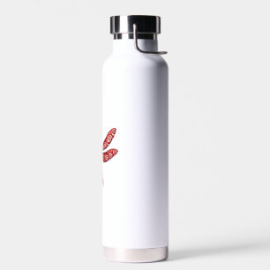 Botella De Agua Libélula de Torbellino de Menta
