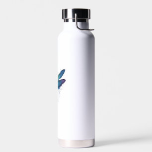 Botella De Agua Libélula genial en libélula pintada colorida