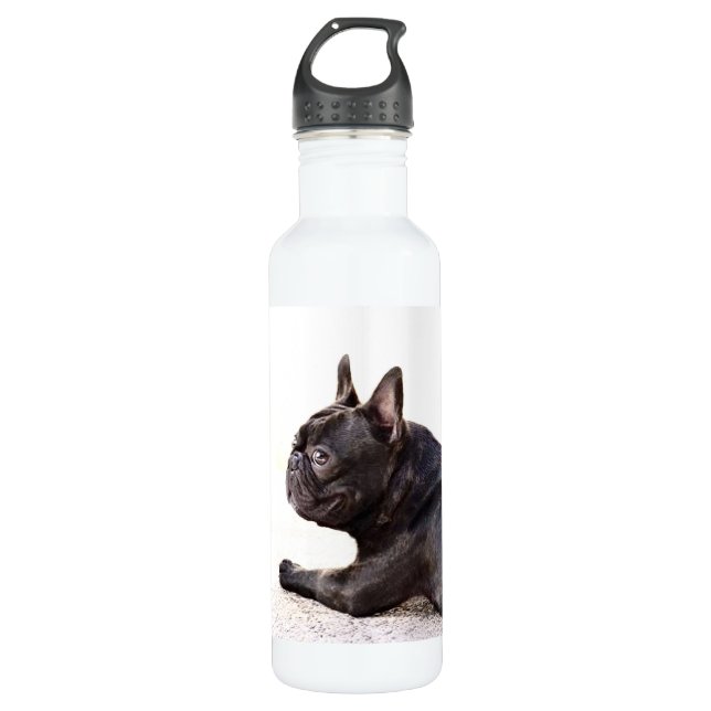 Botella De Agua Libertad del bulldog francés (Anverso)