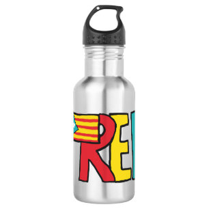 Botella De Agua Libertad para la independencia catalana