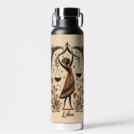 Botella de agua Libra Celestial Zodiac Art