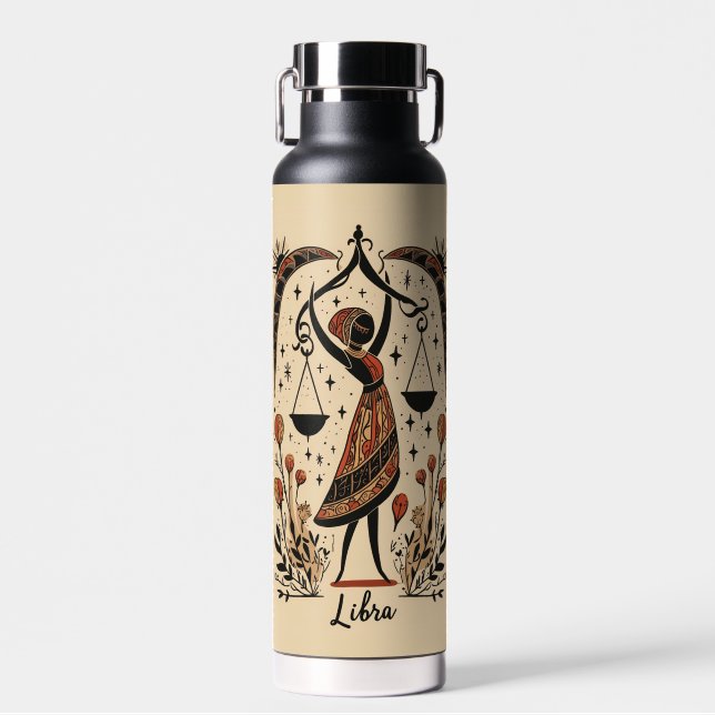 Botella de agua Libra Celestial Zodiac Art (Delantero)