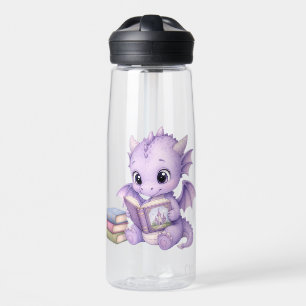 Botella De Agua Libro de lectura del dragón bebé de cuento Arte ca