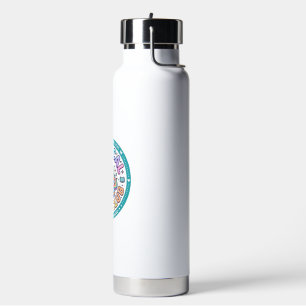 Botella De Agua Libro Mágico Club de Camiseta Divertida Unicornio 