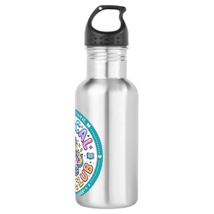 Botella De Agua Libro Mágico Club de Camiseta Divertida Unicornio