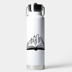 Botella De Agua Libro que construye ciudades