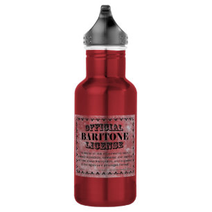Botella De Agua Licencia Baritone