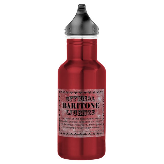 Botella De Agua Licencia Baritone (Derecha)