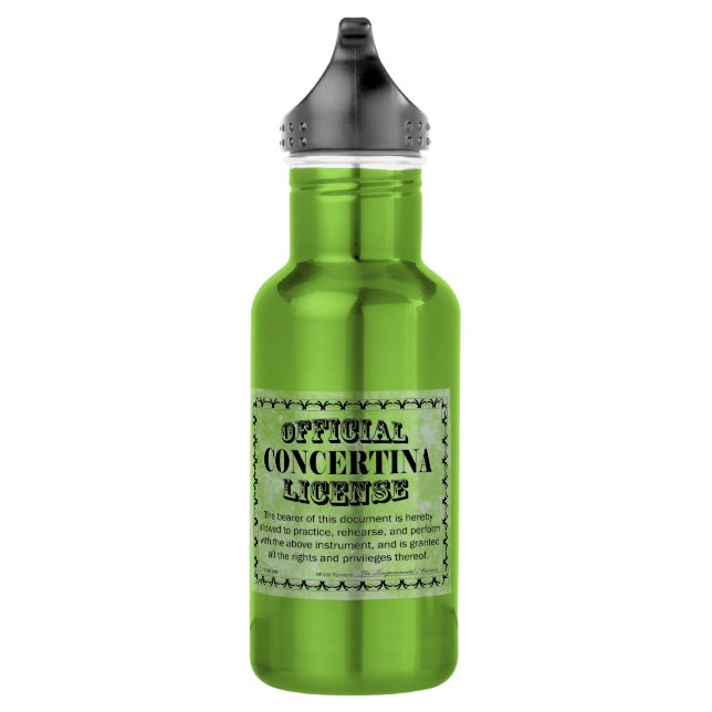Botella De Agua Licencia Concertina (Derecha)