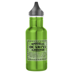 Botella De Agua Licencia Ocarina