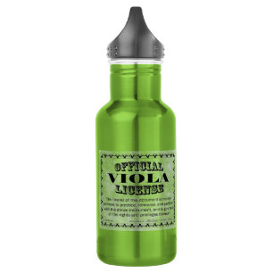 Botella De Agua Licencia Viola