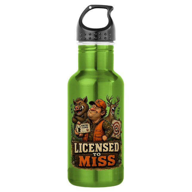 Botella De Agua Licensed To Miss (Anverso)