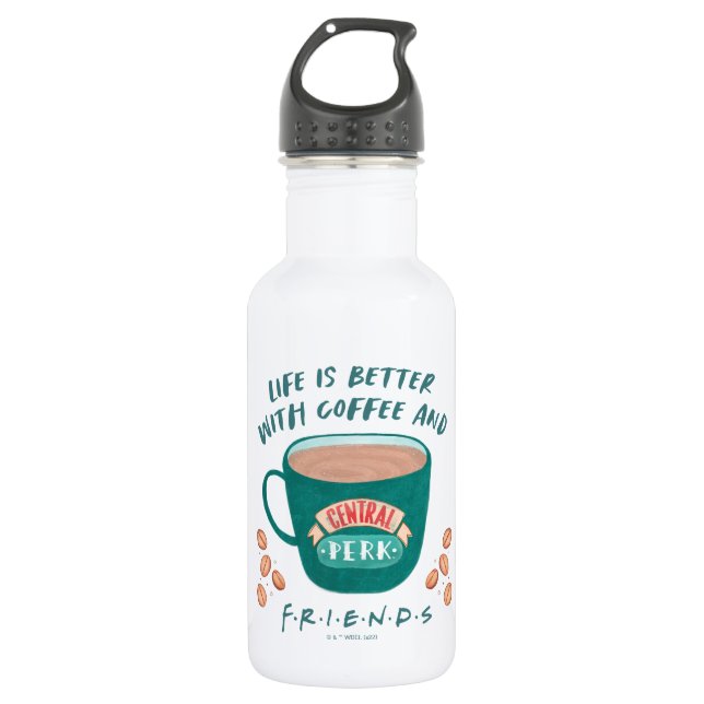 Botella De Agua Life is Better with Coffee and FRIENDS™ (Anverso)