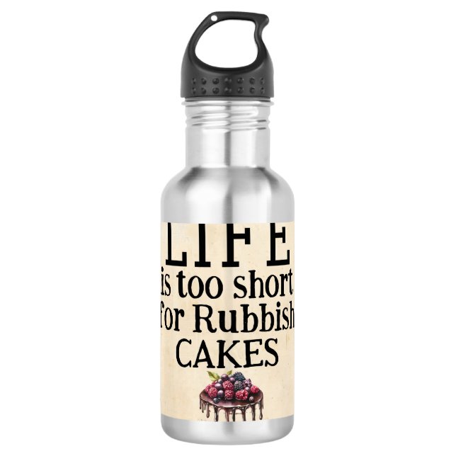 Botella De Agua LIFE Is Too Short Water Bottle (Anverso)