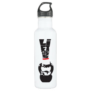 Botella De Agua Lift Strong - Kettlebell
