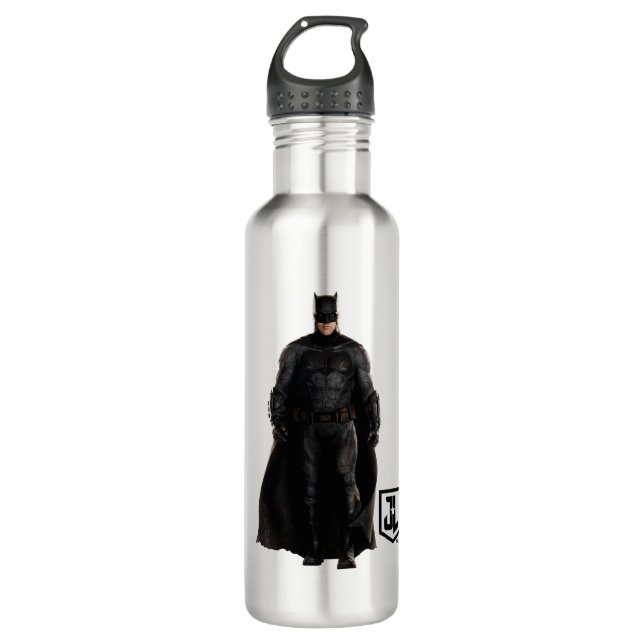 Botella De Agua Liga de la Justicia | Batman En Battlefield (Anverso)