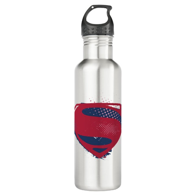 Botella De Agua Liga de la Justicia | Símbolo de Superman de broch (Anverso)