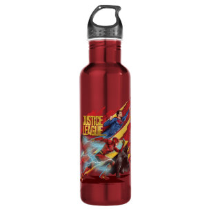 Botella De Agua Liga de la Justicia   Superman, Flash y Batman Bad