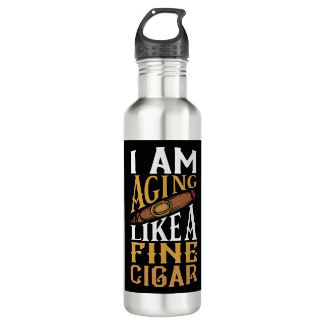 Botella De Agua like fine a cigar, cigars lovers, gotta tap (Anverso)