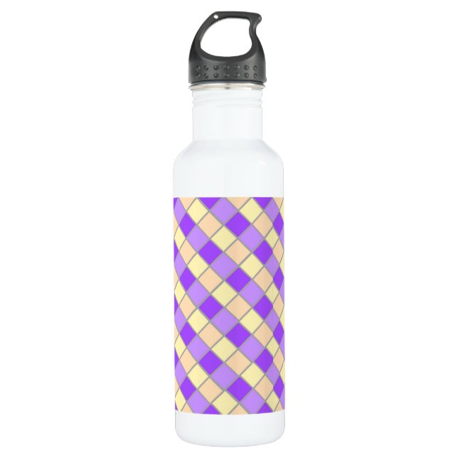 Botella De Agua Lilac y Peach (Anverso)