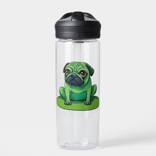 Botella De Agua Lili Pug (Delante)