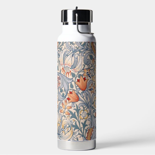 Botella De Agua Lily Dorada, William Morris (Izquierda)