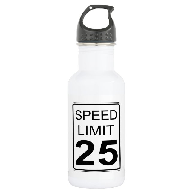 Botella De Agua Límite de velocidad (Anverso)